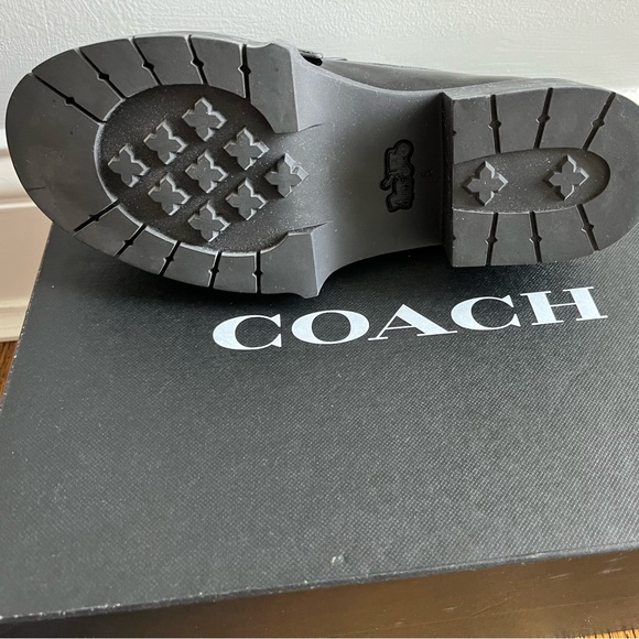 Coach Leah Black Patent Leather Loafers - Picture 7 of 8